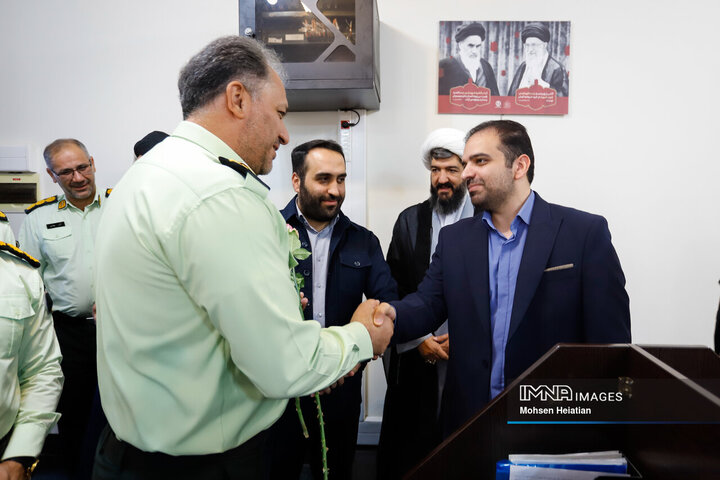 حضور فرمانده انتظامی استان اصفهان در خبرگزاری ایمنا