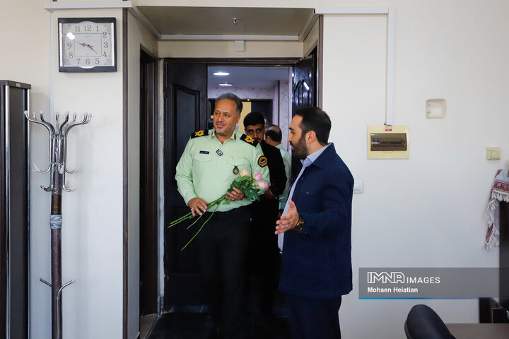 حضور فرمانده انتظامی استان اصفهان در خبرگزاری ایمنا