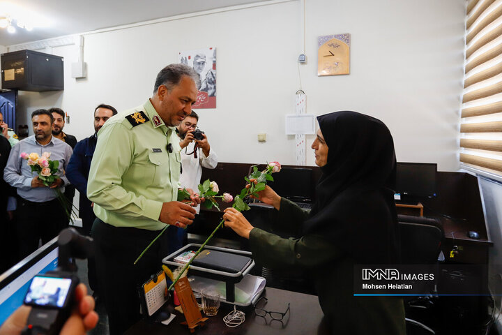 حضور فرمانده انتظامی استان اصفهان در خبرگزاری ایمنا