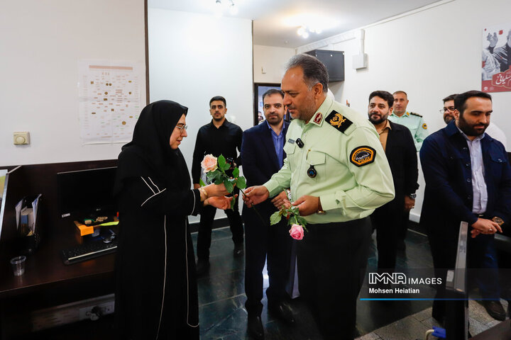 حضور فرمانده انتظامی استان اصفهان در خبرگزاری ایمنا