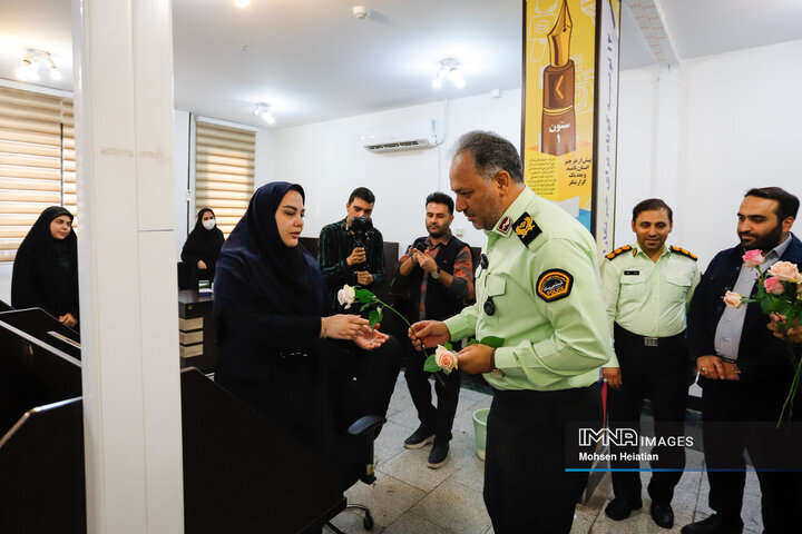 حضور فرمانده انتظامی استان اصفهان در خبرگزاری ایمنا