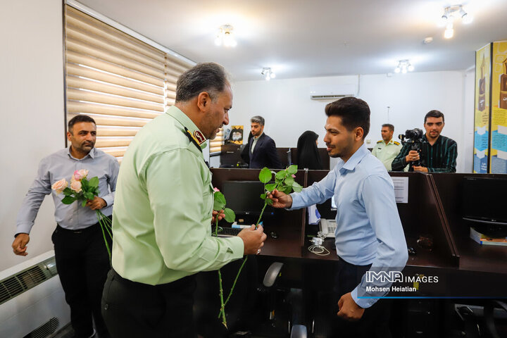حضور فرمانده انتظامی استان اصفهان در خبرگزاری ایمنا