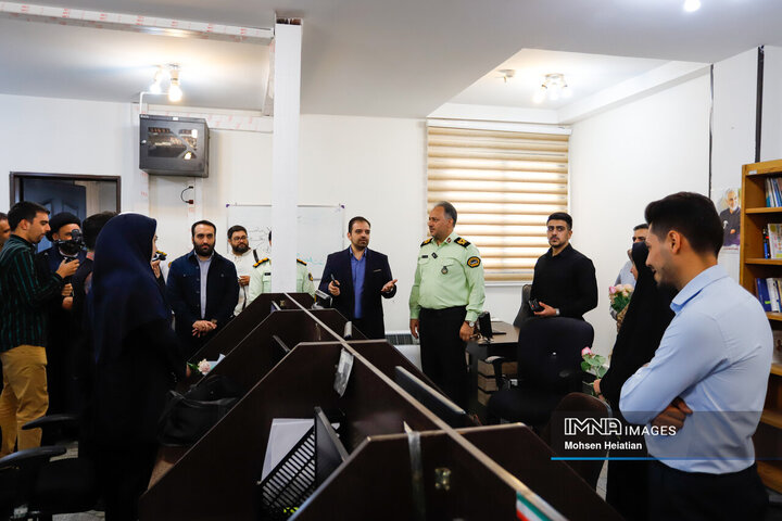 حضور فرمانده انتظامی استان اصفهان در خبرگزاری ایمنا