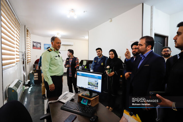 حضور فرمانده انتظامی استان اصفهان در خبرگزاری ایمنا