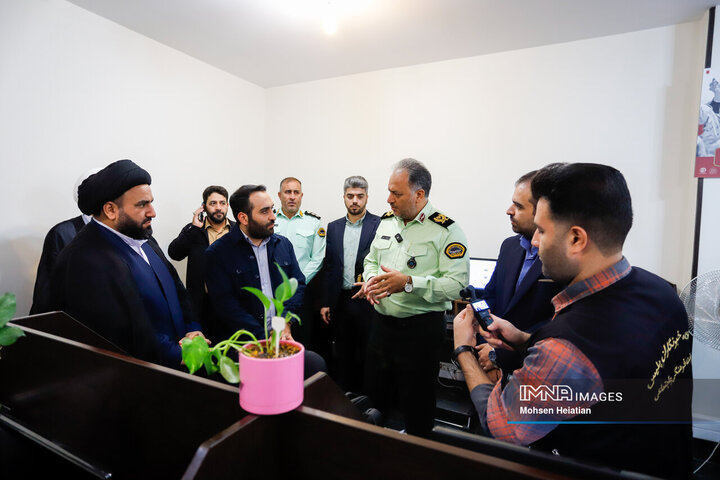 حضور فرمانده انتظامی استان اصفهان در خبرگزاری ایمنا