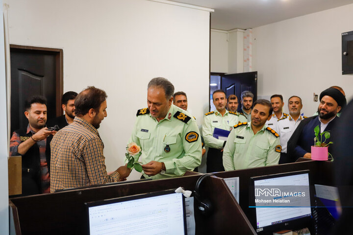 حضور فرمانده انتظامی استان اصفهان در خبرگزاری ایمنا