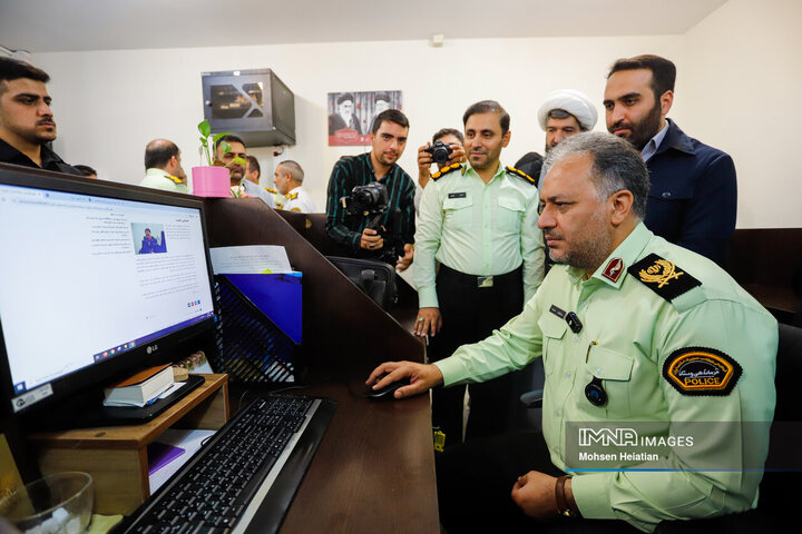 حضور فرمانده انتظامی استان اصفهان در خبرگزاری ایمنا