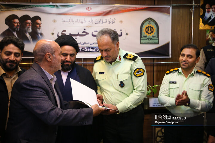 نشست خبری فرمانده انتظامی استان اصفهان