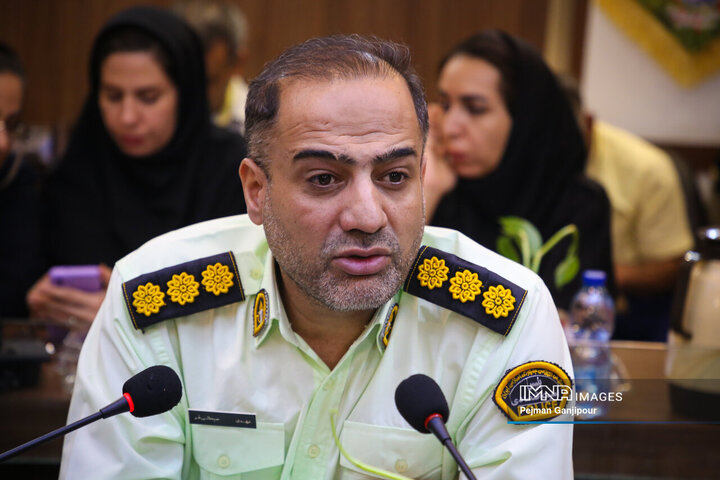 نشست خبری فرمانده انتظامی استان اصفهان