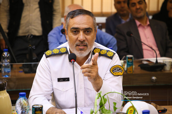 نشست خبری فرمانده انتظامی استان اصفهان