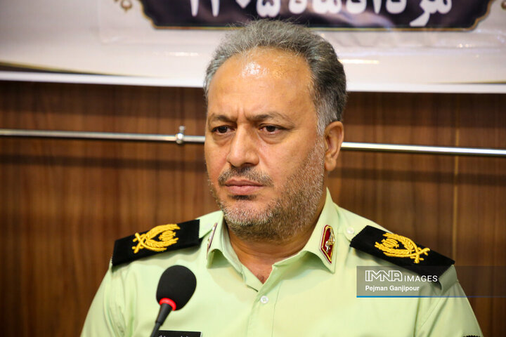 نشست خبری فرمانده انتظامی استان اصفهان