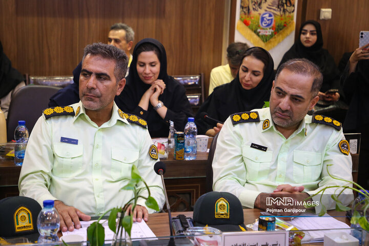 نشست خبری فرمانده انتظامی استان اصفهان