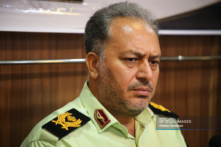 نشست خبری فرمانده انتظامی استان اصفهان