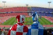 کری‌خوانی جالب هواداران سرخابی‌ روی سکوهای نقش‌جهان + فیلم