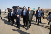 بازدید معاون اجرایی رئیس‌جمهور از طرح تعریض جاده قدیم قم-تهران