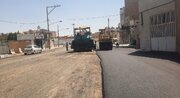 آغاز عملیات نوسازی ۱۴ هزار مترمربع آسفالت خیابان شهدای مریم‌آباد یزد