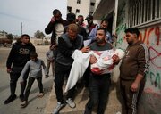 کشف پیکر ۲۳۳ شهید از زیر آوار در غزه