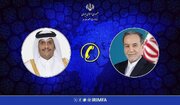 گفت‌وگوی تلفنی وزرای امور خارجه جمهوری اسلامی ایران و قطر