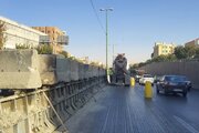 اتمام پروژه حفاظ بتنی رفیوژ میانی بزرگراه شهید خرازی اصفهان