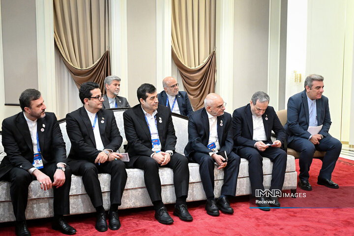 دیدار روسای جمهور ایران و آذربایجان