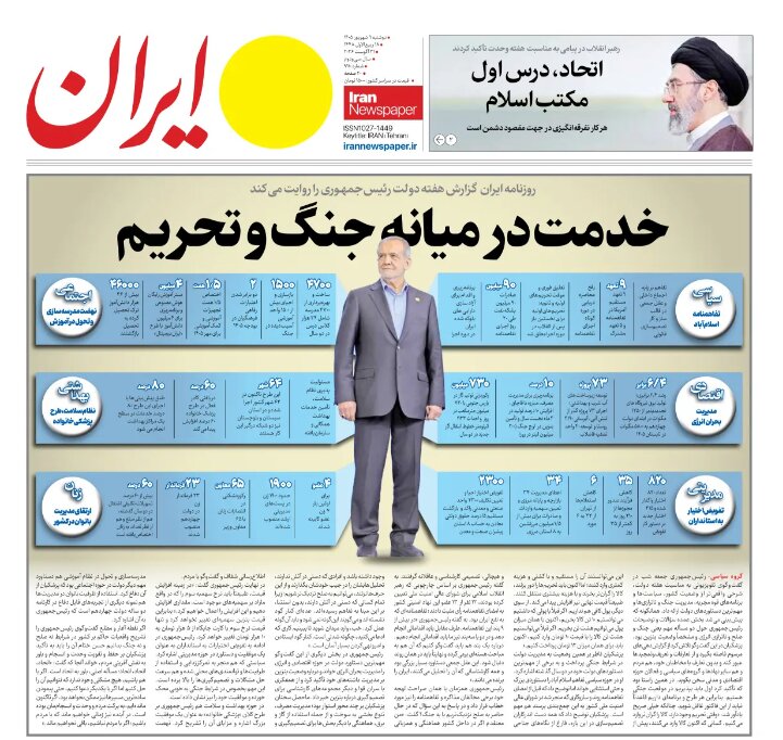 روزنامه های امروز در یک نگاه | اثر جنگ بر اقتصاد ایران و جهان