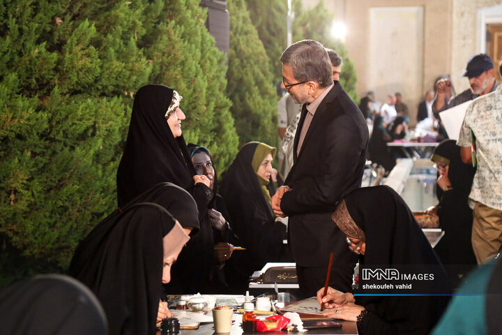 اجتماع خوشنویسان محمدی