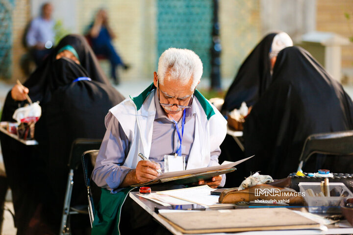 اجتماع خوشنویسان محمدی