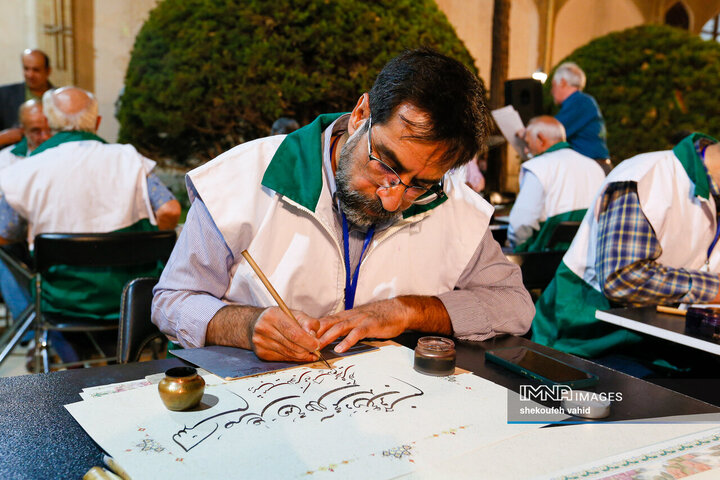 اجتماع خوشنویسان محمدی