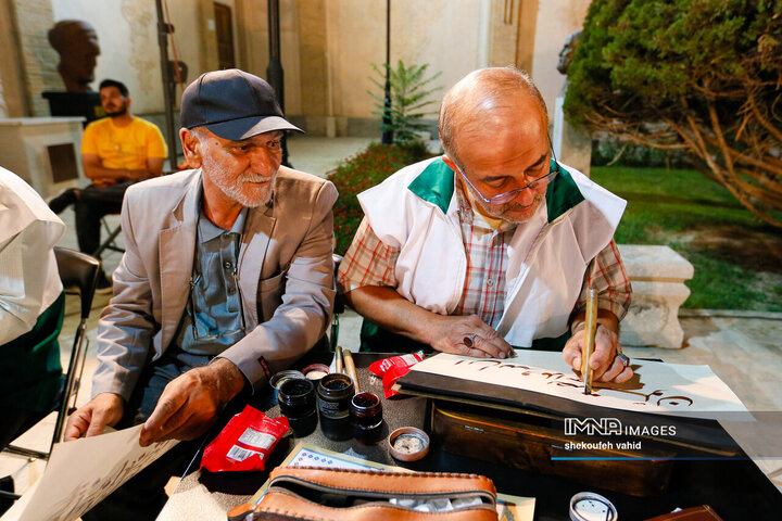 اجتماع خوشنویسان محمدی