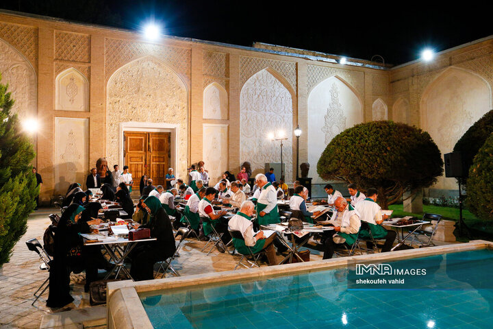 اجتماع خوشنویسان محمدی