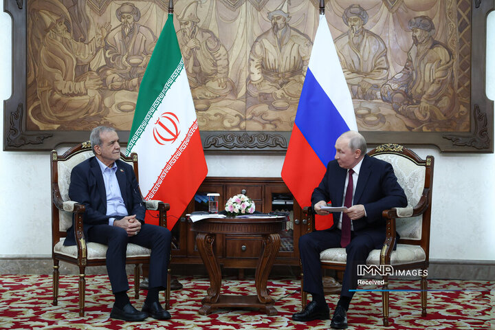 دیدار روسای جمهور ایران و روسیه