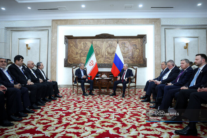 دیدار روسای جمهور ایران و روسیه