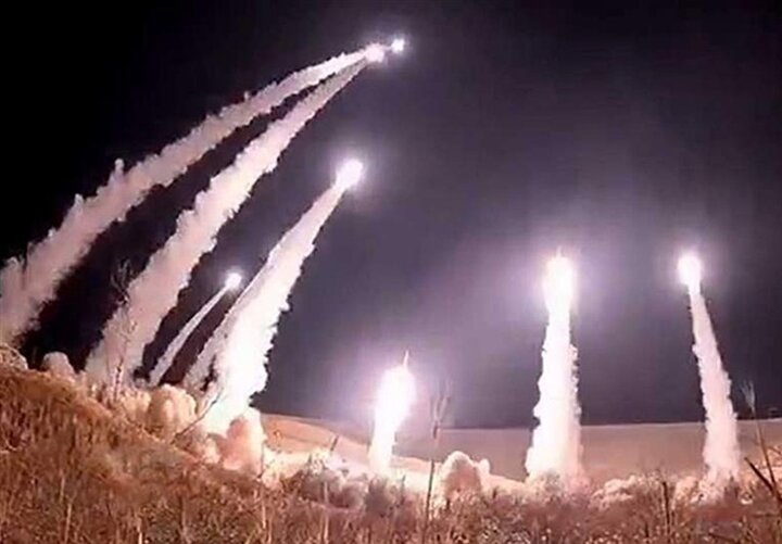 شلیک گسترده ایران به سمت پایگاه‌ها و منافع آمریکایی در منطقه