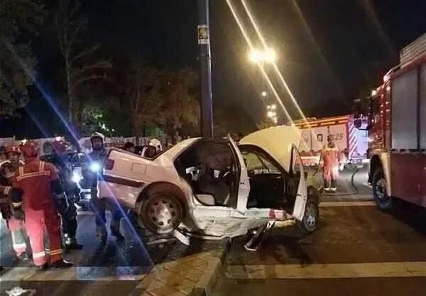 برخورد خودرو با تجمع مردمی در مشهد چهار فوتی برجای گذاشت + فیلم
