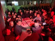 آیین وداع و تشییع پیکر پرچمداران سنگر خیابان در بلوار وکیل‌آباد مشهد برگزار شد+فیلم