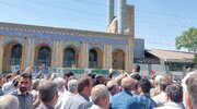 مراسم تشییع و تدفین دو شهید هوافضای استان کرمانشاه