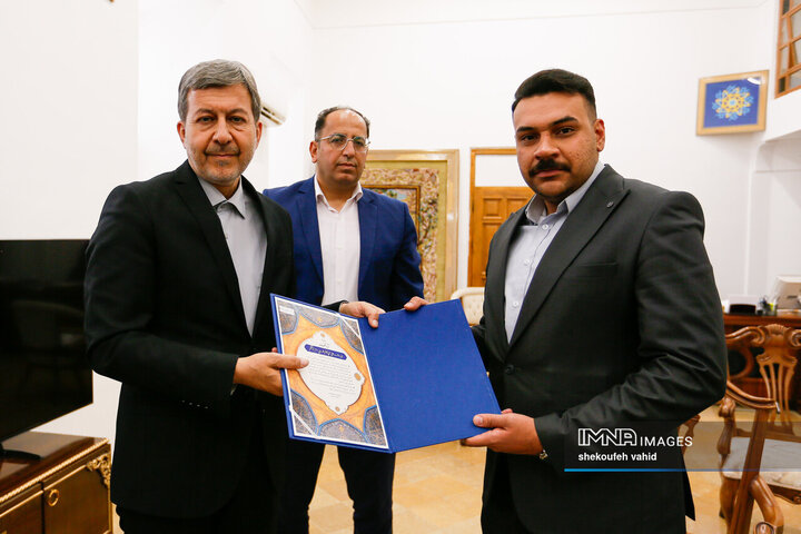 دیدار دبیر کل آستان مقدس امام حسین(ع) با استاندار اصفهان