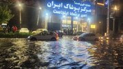 رشت در محاصره آب؛ هشدار نارنجی و چالش قدیمی آب‌گرفتگی