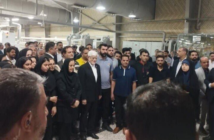 بهره‌برداری از واحد تولید نخ‌های تخصصی با حضور معاون رئیس‌جمهور در قم
