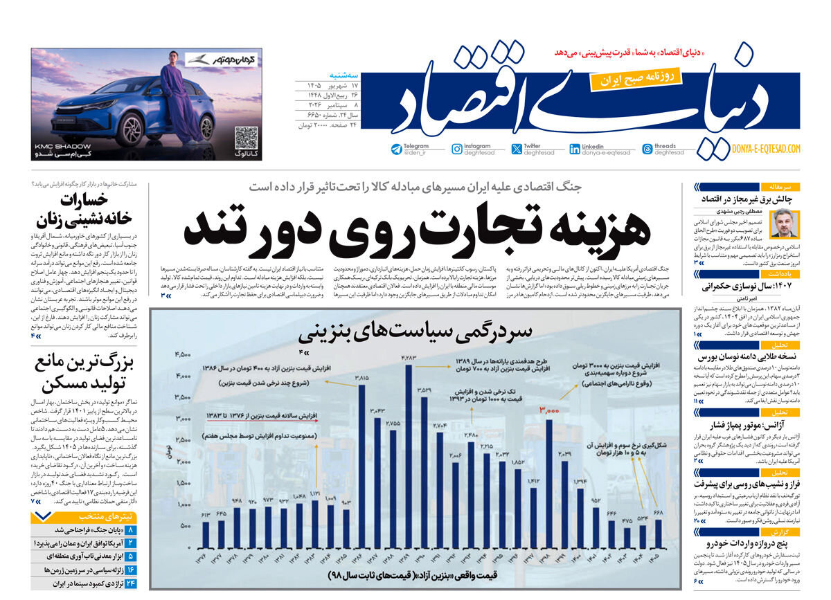 روزنامه‌های امروز در یک نگاه |