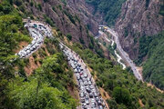 ترافیک نیمه‌سنگین در محورهای کندوان و هراز
