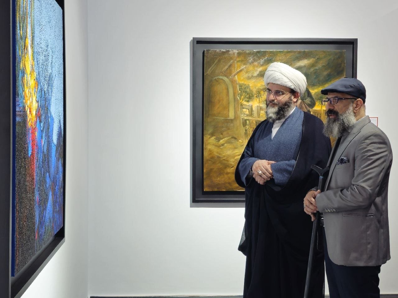 بازدید رئیس سازمان تبلیغات اسلامی از نمایشگاه «مدرسه میناب»