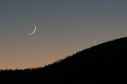 مقارنه ماه و سیاره زهره را رصد کنید