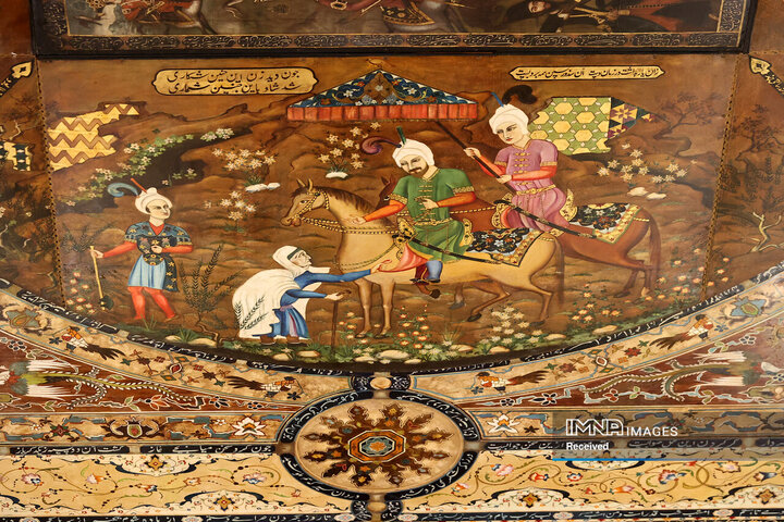 بازدید رئیس جمهور از سرسرای ایرانی دوران فتحعلی شاه قاجار