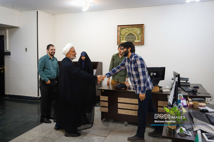 حضور نماینده مجلس در خبرگزاری ایمنا