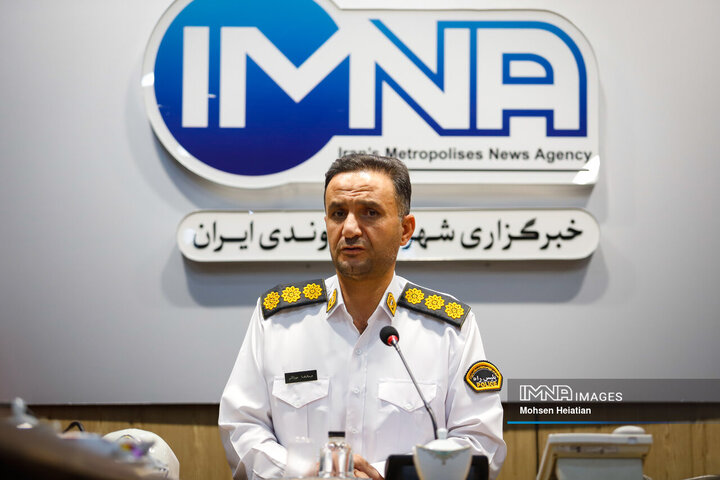سرهنگ عبدالرضا میرزائی رئیس پلیس راه استان اصفهان