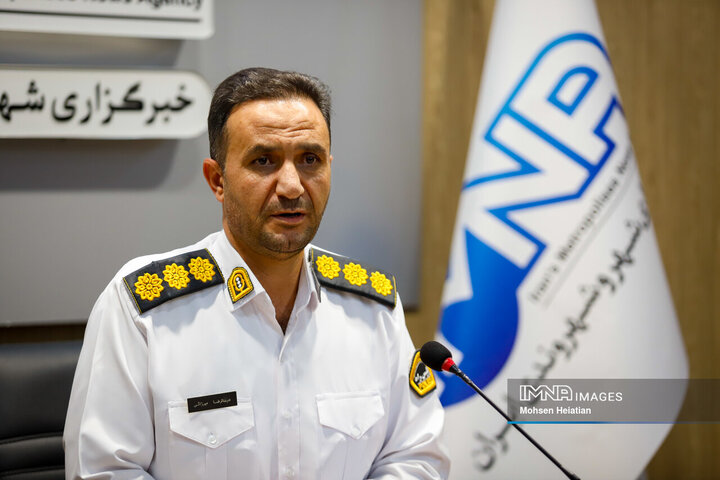 سرهنگ عبدالرضا میرزائی رئیس پلیس راه استان اصفهان