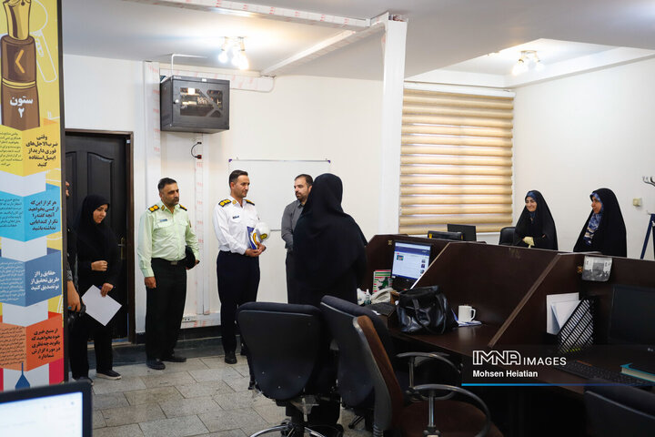 حضور رئیس پلیس راهور استان اصفهان در خبرگزاری ایمنا