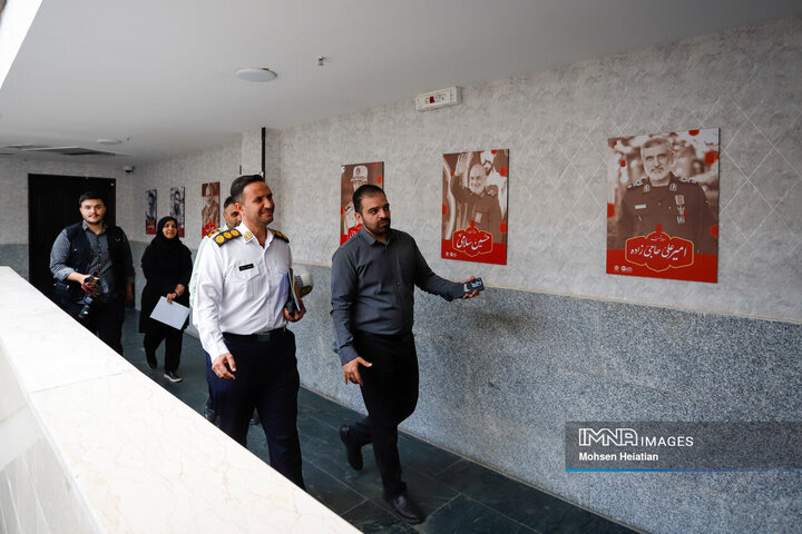 حضور رئیس پلیس راهور استان اصفهان در خبرگزاری ایمنا