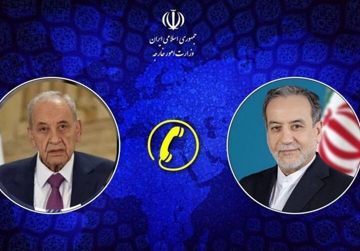 تماس تلفنی عراقچی با نبیه بری؛ حمایت قاطع ایران از لبنان